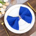 thumbnail image 3 of Balsa Circle 5 Premium Royal Blue Polyester 20x20" Dinner Table Cloth Napkins Party Events Reception Decorations Supplies, 3 of 8