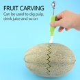 thumbnail image 4 of Clearance Cutter under $5,Multifunction Stainless Fruit Carving Tools Watermelon Spoon Seed Remover Fruit Carving Tools Kitchen Gadgets For Easy Fruit Preparation And Perfectly Shaped Fruit, 4 of 8