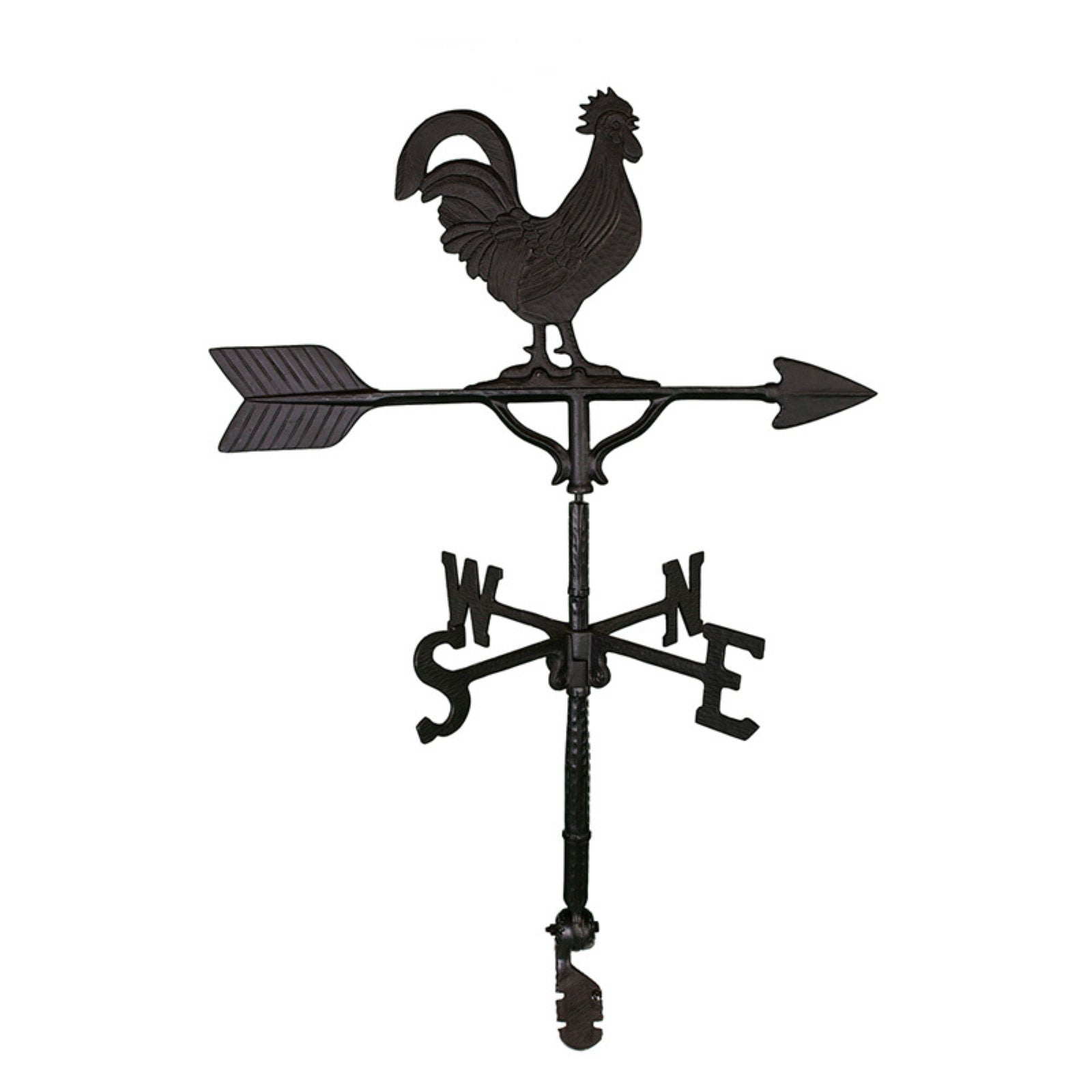 Black Rooster Weathervane 32 in. by Montague Metal Products