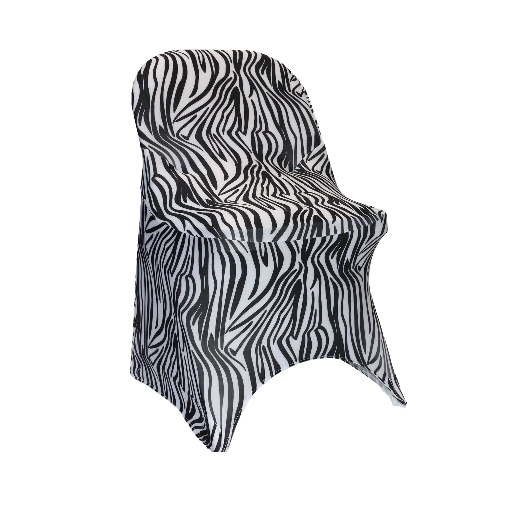 Your Chair Covers Stretch Spandex Folding Chair Covers Zebra Walmart Com Walmart Com
