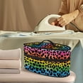 thumbnail image 2 of HELLHERO Rainbow Leopard Print Polyester Protective Case Ironing Machine Storage Bag, Case Only, 2 of 6