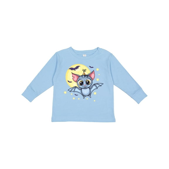 Inktastic Halloween Bat Boys or Girls Long Sleeve Toddler T-Shirt