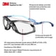thumbnail image 2 of Gafas de seguridad 3M Virtua CCS antivaho y antiarañazos azules, 2 of 6