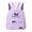 Kuromi, variant on Kuromi Backpack Bag Cinnamoroll Bowknot Cotton Material Cute Style Cartoon Satchel