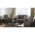 thumbnail image 5 of Ottomanson Origins Convertible Arm Chair, Black Leatherette, 5 of 10