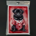 thumbnail image 3 of Pug My Valentine Greeting Cards Pack of 8 7 in x 5 in, 3 of 3