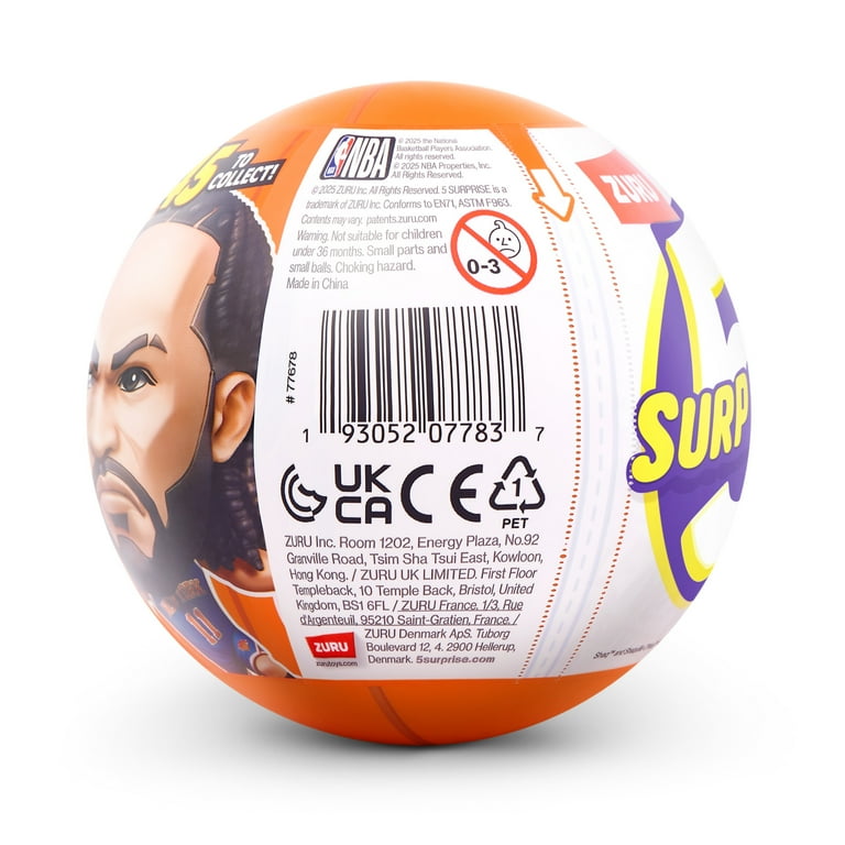 5 SURPRISE NBA Ballers Series 2 Basketball Themed Novelty 5 SURPRISE NBA Ballers Series 2 Basketball Themed Novelty