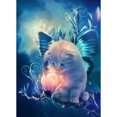 thumbnail image 1 of Pintura diamante Hugtrwg 5D Gato Flor Cruz Puntada Bordado Para estrenar, 1 of 7