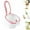 Pink, variant on 2025 New Faucet Hanging Strainer, Kitchen Food Waste Catcher Basket, Hanging Kitchen Sink Drain Strainer Basket with Press Dumping & Self-Cleaning Design, The Food Trash Leftovers Catcher(Green)