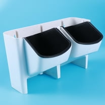 WRISTBIQUE 1Set Vertical Garden Wall Planter for Outdoor Decor Living Background Wall 11.2x5.5x6.1in PP Resin