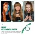 thumbnail image 3 of MasteelfCA 10 Pcs Extensions de Cheveux Colorées à Clipser Lisses pour Femmes avec Clips, 3 of 7