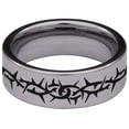 thumbnail image 4 of Thorn Tungsten Carbide Ring, 4 of 9
