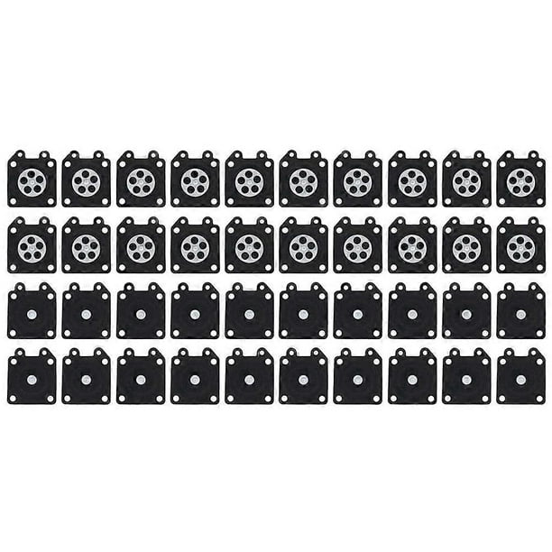 40 piezas de diafragma dosificador de carburador para motosierra 95-526 500 3800 4500 5200 5800 Junta de montaje de automóvil