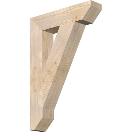 

Ekena Millwork 5 1/2 W x 26 D x 38 H Traditional Slat Smooth Bracket Douglas Fir