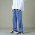 thumbnail image 3 of Men's Denim Wide-Leg Pants, 3 of 16