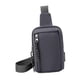 thumbnail image 4 of Bolso de pecho para hombre, bolso de hombro, mochila, bolso ligero, bolso de pecho, mini bolso de hombro para ciclismo, senderismo, equitación, pesca, Gris, 4 of 8