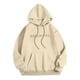 thumbnail image 5 of MHFRRA Sudadera con Capucha de Manga Larga para Hombre, Informal, Cómoda, con Forro, Diseño Temático para Exteriores Beige, 5 of 6