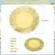 thumbnail image 2 of Uxcell 100 Pcs Servilletas de Papel de 12 Pulgadas Redondas de Encaje Decorativas, Manteles Desechables para Comidas y Fiestas, Dorado, 2 of 6
