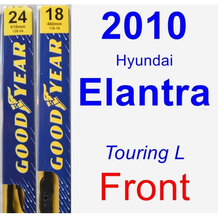 - 2010 Hyundai Elantra (Touring L) Wiper Blade Set/Kit (Front) (2 Blades) - Premium