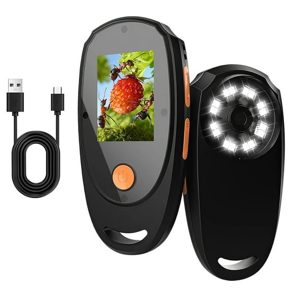 ARCADORA 500X Pocket Microscope 2.0 Inch IPS Screen HD Photo Video For Coin Plant Circuit Observation Portable