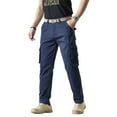 thumbnail image 4 of LEDUNTINO Men's Casual Cargo Pants, Workout Joggers, Relaxed Fit Stretch, Hiking Pants with Multi Pockets, Quick-Drying, 4 of 7