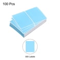 thumbnail image 3 of 300 Labels Colored Rectangle Stickers, Color Code Sticker, 4x2 Inch Self Adhesive Light Blue, 3 of 5
