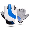 thumbnail image 1 of 1 Pair Of Breathable Lycra Fabric Unisex Cycling Gloves Road Bicycle Half Finger GloveL He Qiyong unisex, 1 of 2