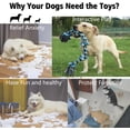 thumbnail image 4 of Olurrisa Dog Rope Toy for Large Medium Dogs,  3 Feet 5 Knots Dog TChew oy, Sturdy Rope toy for Dogs Tug Teeth Cleaning, 4 of 7