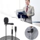 thumbnail image 1 of Micrófono Práctico Modo De Recolección Omni-direccional Ultra Light Black Lapel Micrófono Para Entrevistas Y Transmisiones Dobles En Vivo Computadoras, Cámaras, Teléfonos, 1 of 7