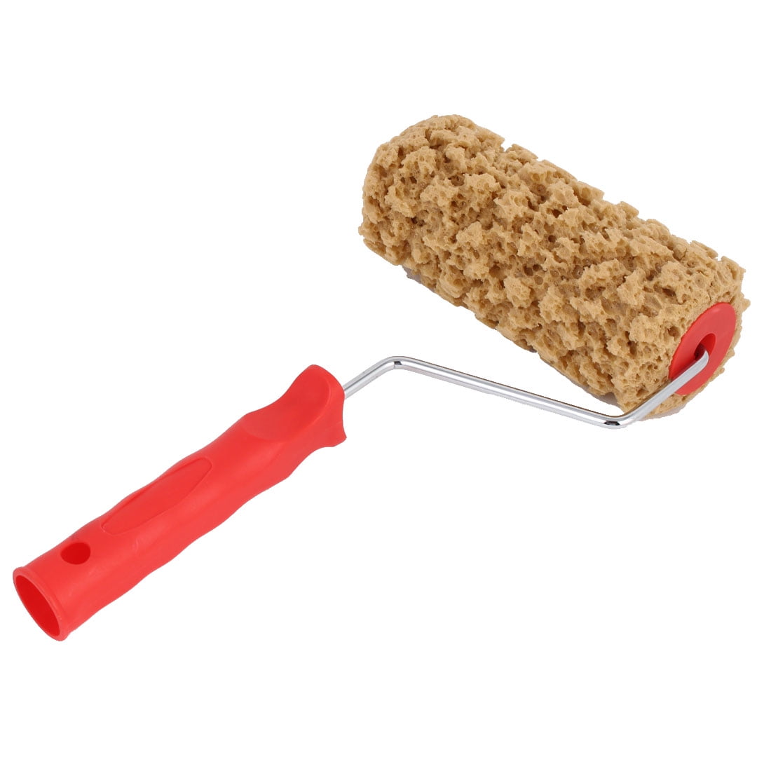 Home Wall 7" Texture Pattern Painting Tool Plastic Handle Sponge Paint