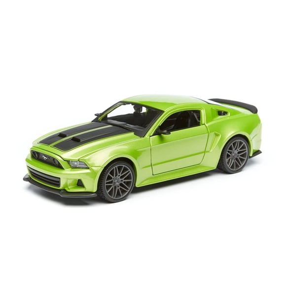 Maisto 2014 Ford Mustang Street Racer Metallic Light Green 1-24 Diecast Model Car