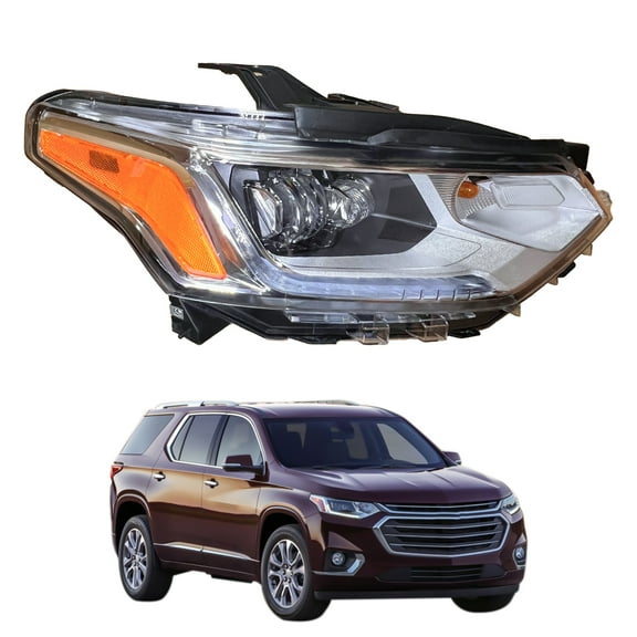 For 2018-2021 Chevy Traverse Shtlyh FULL LED Headlamp Driver with DRL 84887858 GM2503487 (Passenger Right Side)