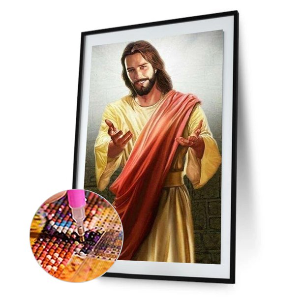 Cuadros Decorativos Kit de bordado de punto de cruz de religión de pintura de diamante de taladro completo DIY 5D Sywqhk Nuevos Originales