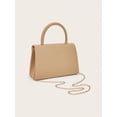 thumbnail image 6 of Women's Elegant Top Handle Handbag, Pebbled PU Leather Satchel Purse, Structured Shoulder Bag for Work, Party & Daily Use, 6 of 7