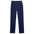 thumbnail image 5 of Girls And Boys Pants High Stretchy Dress Pants Uniform Pants Color: Navy Size: 9-10 years, 5 of 6