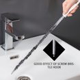 thumbnail image 4 of Fnochy Multifunctional Cleaning Brush Pipe Cleaner Flexible Screw Brush for Hard-to-Reach Areas,Stainless Steel Nylon Bristles,Safe for Dishes and Straws,Protective Design,Hanging Hole for Storage, 4 of 9