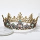 thumbnail image 5 of Corona de reina barroca con joyas: coronas y tiaras de boda con diamantes de imitación para mujeres, accesorios para el cabello para fiestas de disfraces con piedras preciosas, 5 of 5