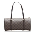 thumbnail image 3 of Pre-Owned Authenticated Louis Vuitton Damier Ebene Papillon 30 Canvas Brown Handbag Top HandleBag Unisex (Good), 3 of 11