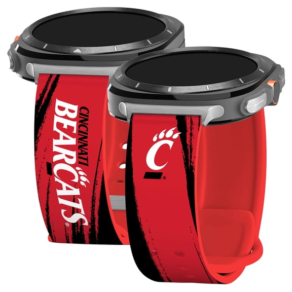 Cincinnati HD Paint Stripe Unisex Watch Band for Samsung Galaxy Watch Ultra 47mm (Long)