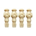 thumbnail image 4 of Baoblaze 4 Pieces Foosball Guys Replacement Part Table Soccer Men Soccer Table Player Beige White, 4 of 8