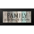 thumbnail image 2 of Kimberly, Allen 14x8 Black Modern Framed Museum Art Print Titled - Family Heart, 2 of 5