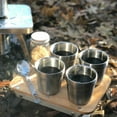 thumbnail image 5 of nCamp 4-Pack 6 Oz Stainless Steel Stackable Camping Cup Set w/Carry Bag, 5 of 8