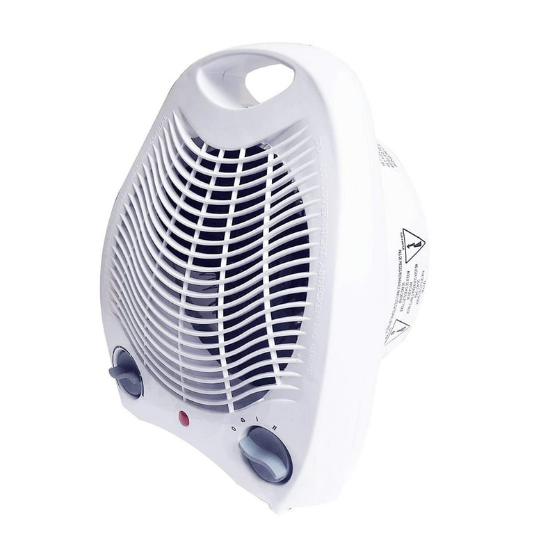 Premium 2 in 1 Portable Fan Heater Adjustable Thermostat White Electric  Indoor - Walmart.com
