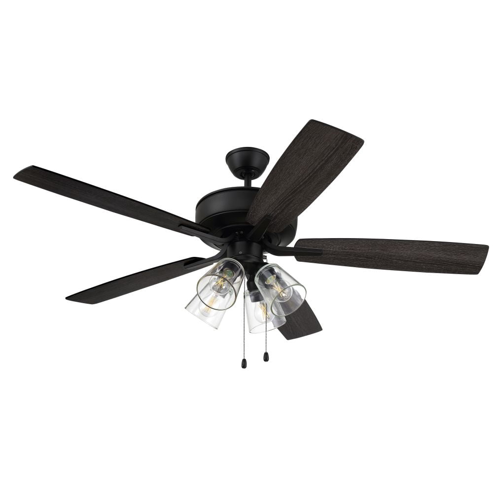 Craftmade  52" Pro Plus 104 Ceiling Fan - 52 Flat Black