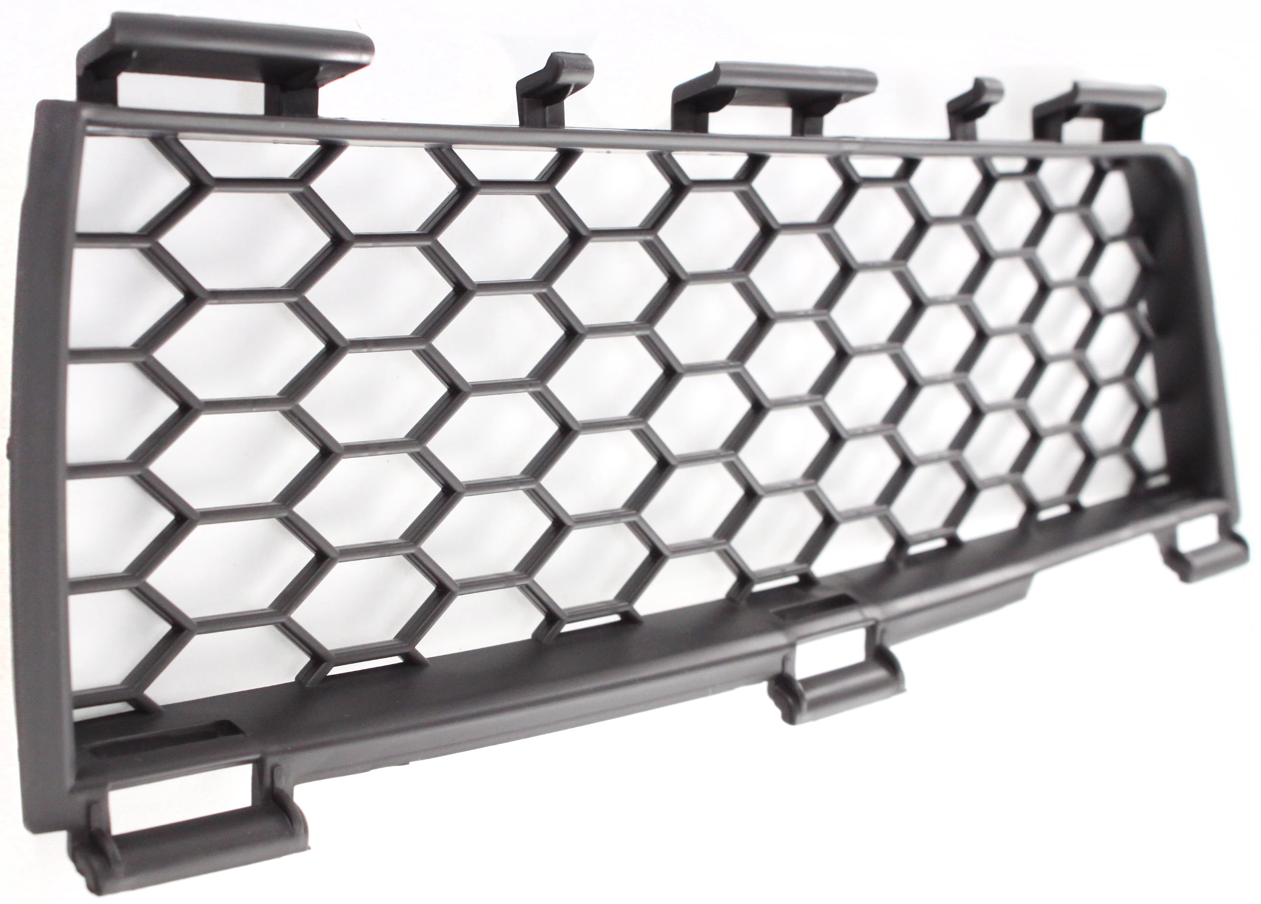 Bumper Grille Compatible With 2003-2004 Pontiac Vibe Front, Right Passenger Textured Black