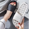 thumbnail image 4 of Bathroom Slippers Quick Drying - Hollow Simple Shower Slides Household Sandals, 4 of 10