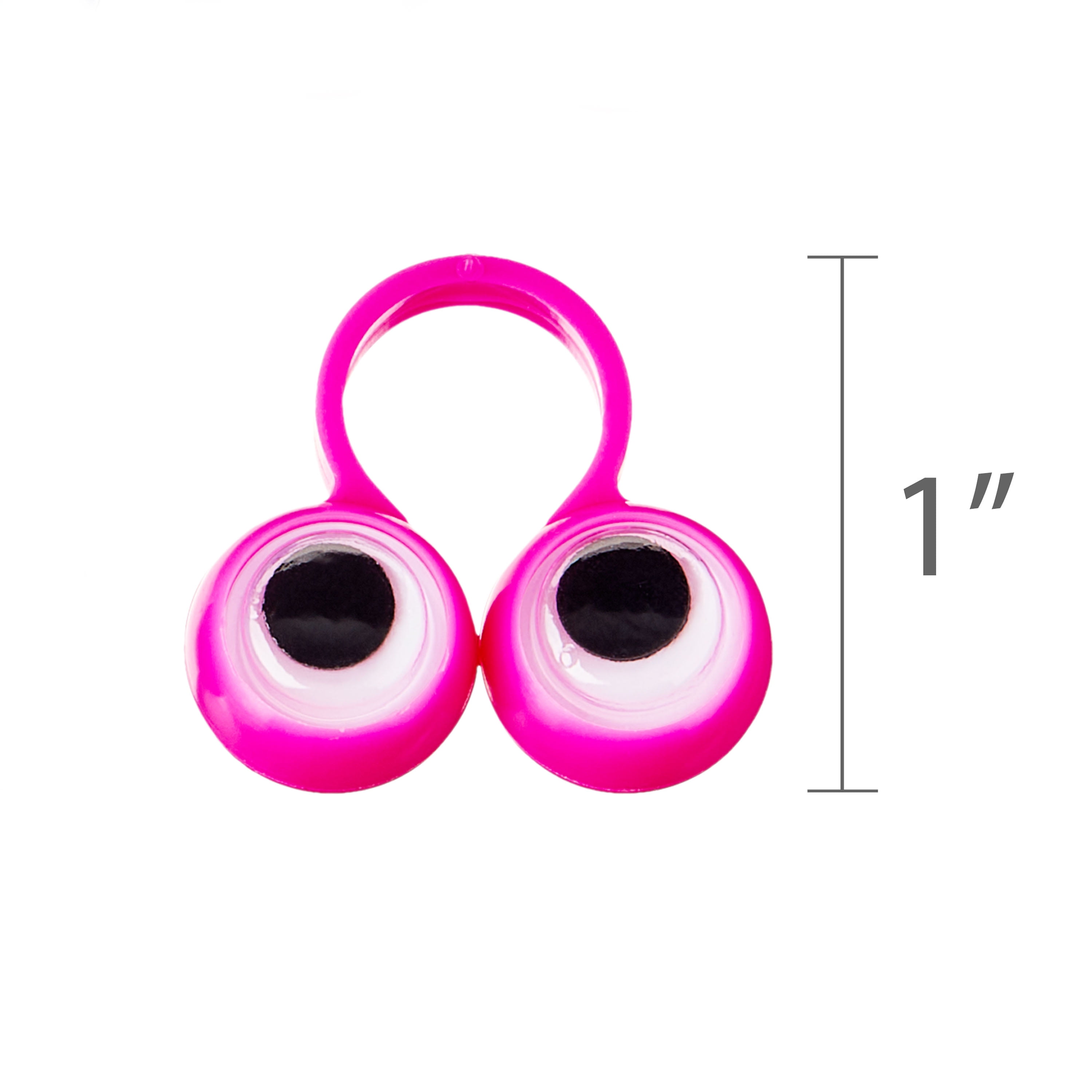 (6 pack) 8 Count, Multicolor, Googly Eye Finger Puppets, Party Favors, by Way To Celebrate