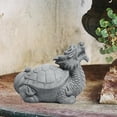 thumbnail image 1 of Dragon Turtle Tea Pet Ornaments Decoración de acuarios Tortoise Micro Paisajismo Tortugas Dragón Figuras para la mesa de la mesa de té Sala de estar S, 1 of 8