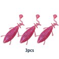 thumbnail image 3 of QualitChoice 3pcs Bait Soft Mayfly Portable Reusable Trolling Baits Simulation Lifelike Useful Practical Fishing Lure 1# 3#, 3 of 6