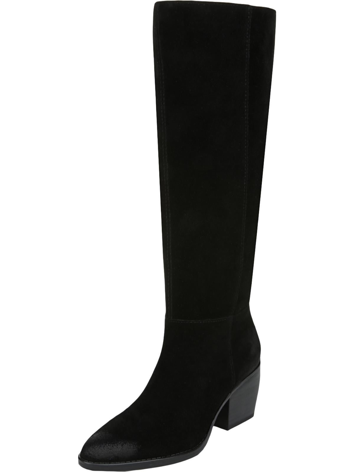 Women's Block Heel Knee High Boots | Suede